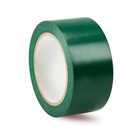 Pipe Marking Tape, SelfAdhesive, Green, 2 In Width, 108 Ft Length, 6 Mil Thickness, Vinyl
